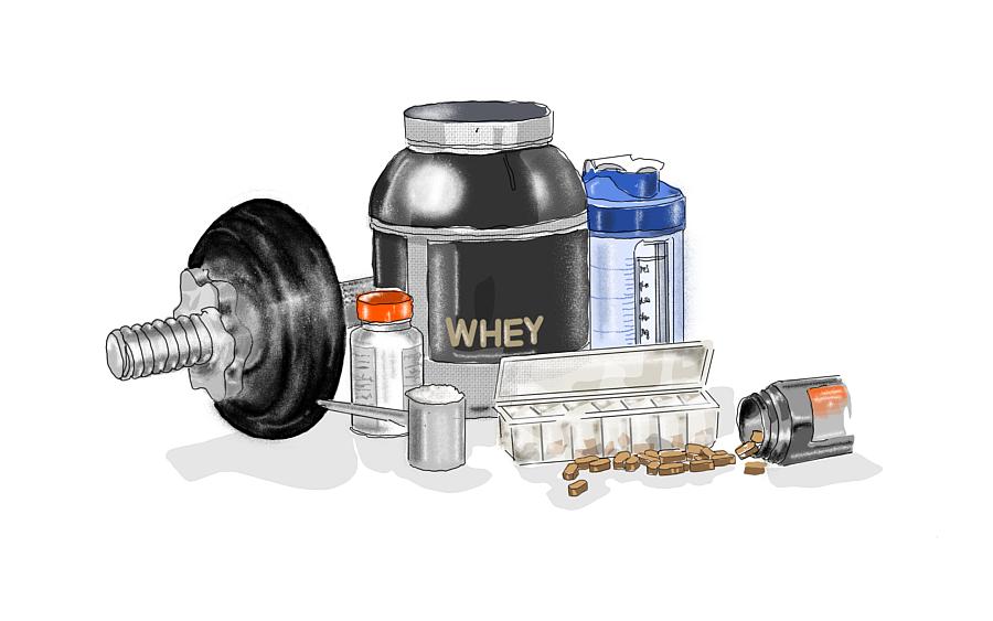 Muskelaufbau und Supplemente