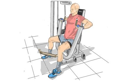 Chest Press Ausgangsstellung
