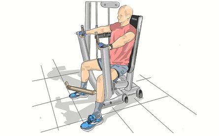 Chest Press Endstellung